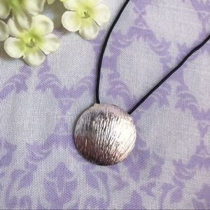 Silver Shell Necklace - 18" Length